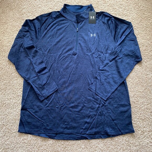 Under Armour Tech 1/2 Zip long sleeve shirt men 4XLT 1328495 - Picture 1 of 4